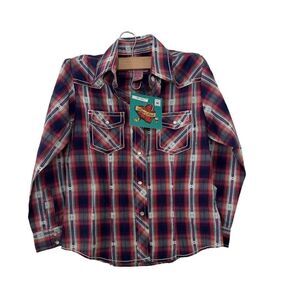Wired Heart Western long sleeve girls shirt NWT
